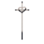 Kreuz mit Herz mit Wandbefestigung